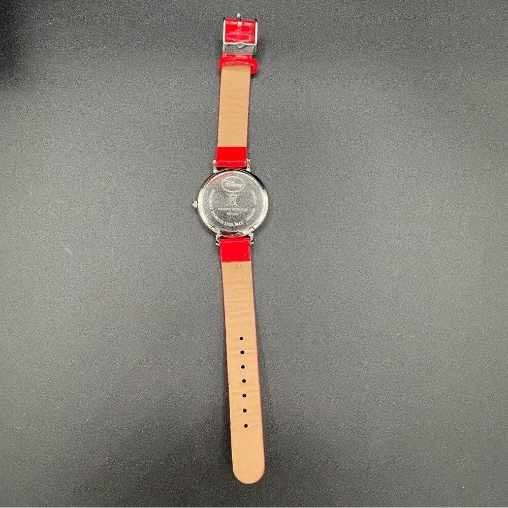 Disney Mickey Mouse Christmas Winter Watch with Patent Leather Strap - Working - Picture 11 of 11